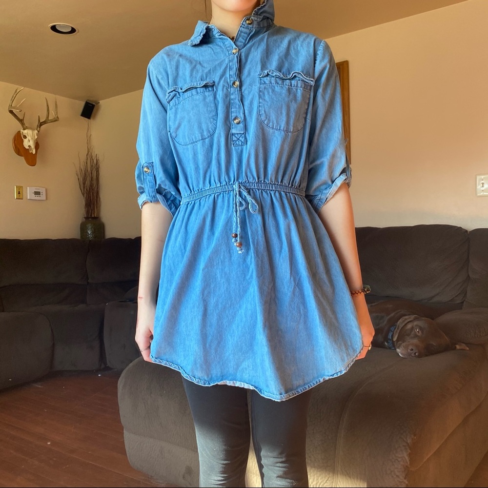 A summer jean dress